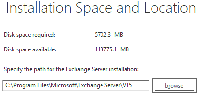 Exchange Server的安装路径