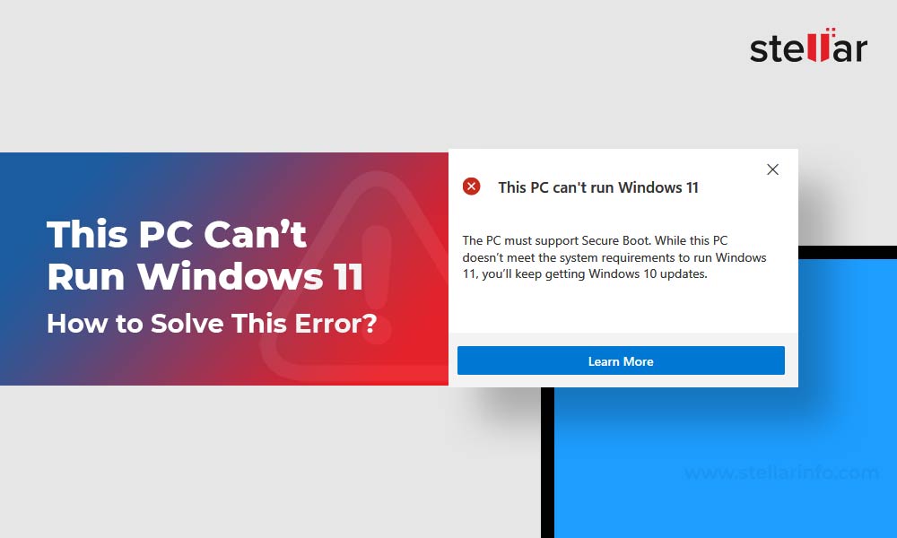 修复此PC无法运行Windows 11的错误