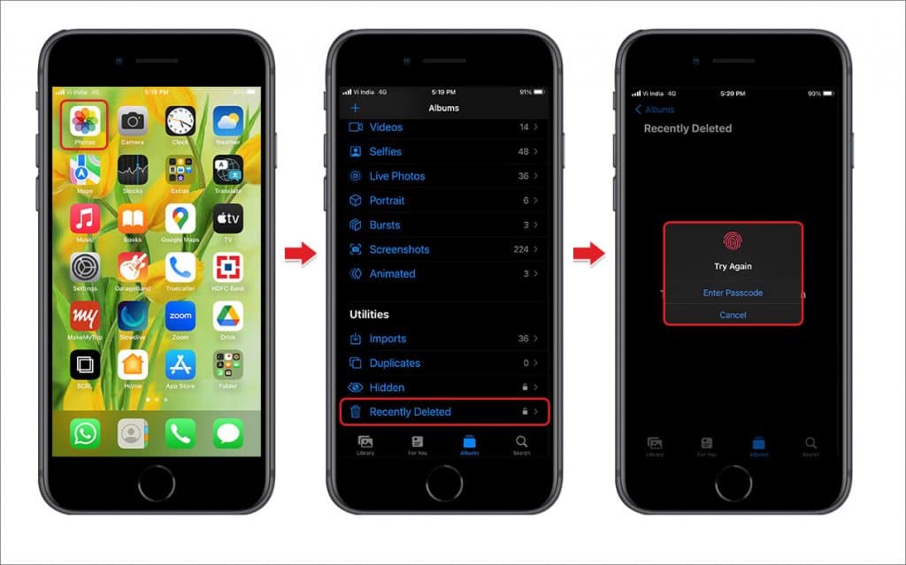 iOS 16功能-隐藏和删除相册