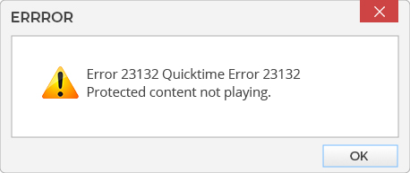 QuickTime错误23132与M4V文件