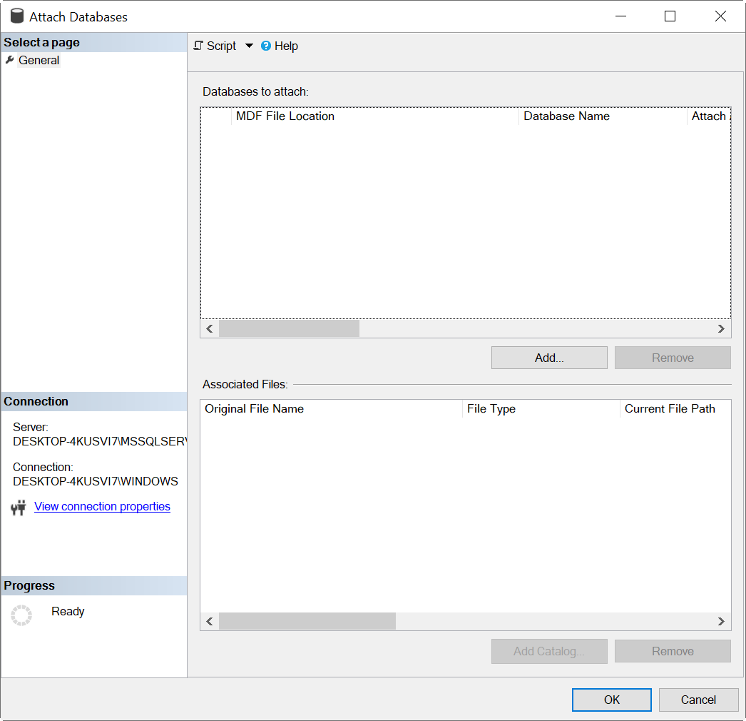 Image of Add option to Fix Error 1067 in SQL Server