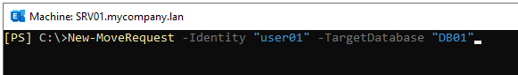 New-MoveRequest -Identity