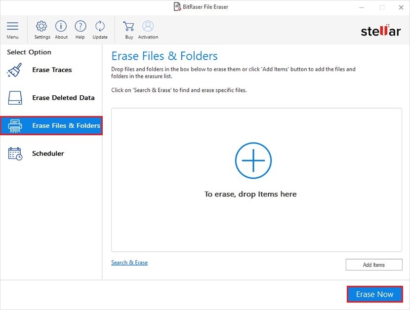 Erase Specific File & Folder