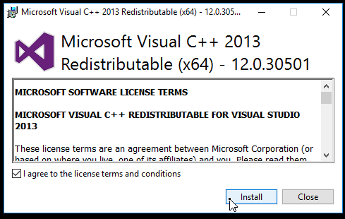 Visual c++ 2013安装