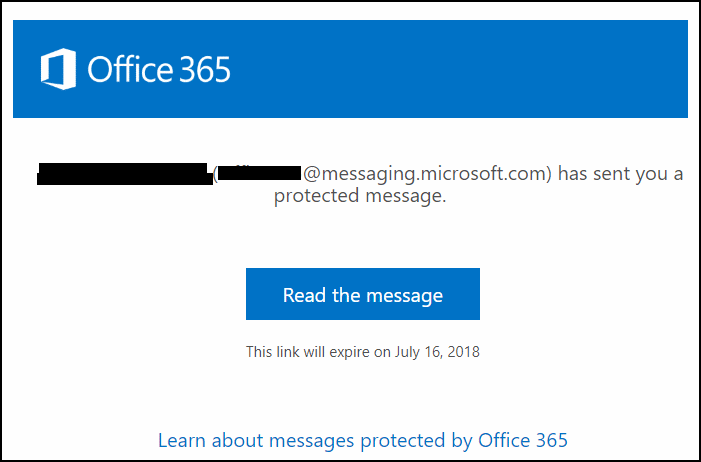 Office 365中的加密消息