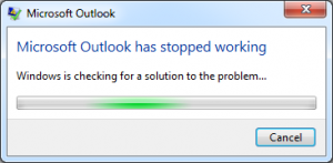 微软outlook停止工作