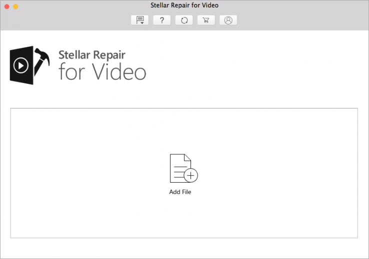 add files in Stellar Repair for Videos
