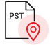 Auto-Locates Default PST Files