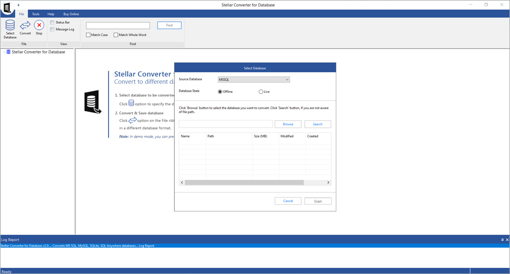 Stellar Converter for Database